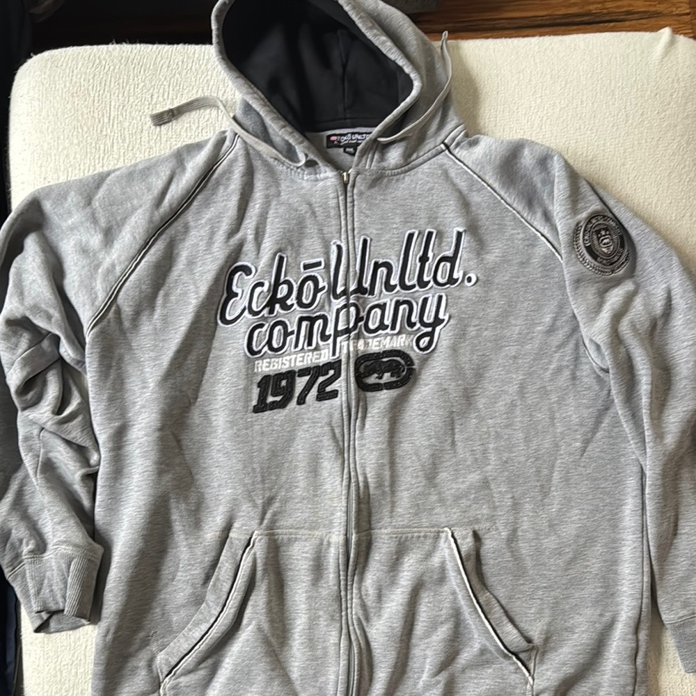 Ecko Unlimited Gray Hoodie Jacket